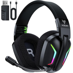 WESEARY wireless headset with epic sound for immersive gaming.