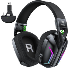 WESEARY wireless headset front view with 50mm drivers delivers immersive audio.