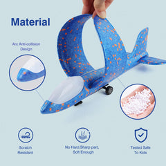 Wesfuner foam planes colors blue red orange green for outdoor flights