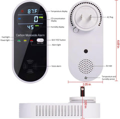 WESHLGD portable CO detector suitable for travel and camping adventures.