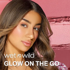 Wet n Wild MegaGlo lip color in dusty pink for buildable tint