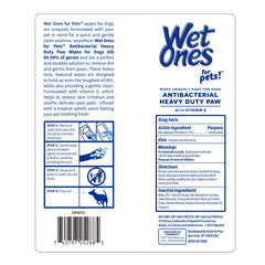 Wet Ones paw wipes on-the-go use without water needed