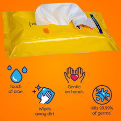 Wet Ones for Pets Tropical Splash scent wipes with refreshing fragrance