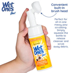 Wet Ones Tropical Splash scent enhances the paw cleaning experience