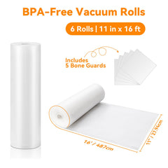 Wevac bone guards included help prevent punctures during sealing.