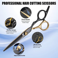 WFOEJEJ 13-piece kit ergonomic handle for comfortable extended styling sessions