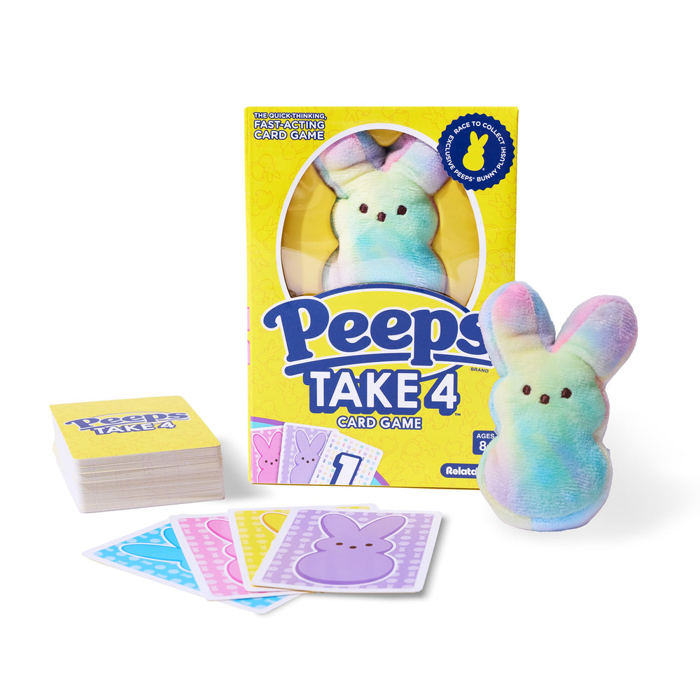 Peeps Take 4 gameplay in action promoting family game night