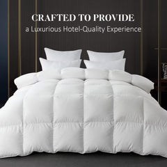 WhatsBedding feather down fiber comforter king corner loops secure duvet fit