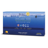 WHC UnoCardio 1000 fish oil bottle on shelf for daily omega-3 intake