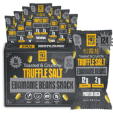 Where You Bean edamame with truffle salt, crunchy protein-packed snack for busy days