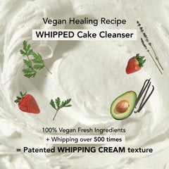 Whipped Semo Face Wash creamy foamy lather forms during cleansing.