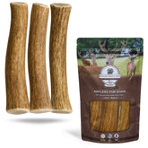 WhiteTail Naturals deer antler chews for medium dogs offer long-lasting entertainment.