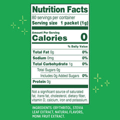 Whole Earth Nature Sweet packets dissolving in hot or cold drinks