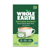 Whole Earth Nature Sweet packets front view showing zero-calorie sugar substitute for beverages