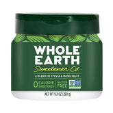 Whole Earth Sweetener jar front view with dual flip-top lid for everyday use.