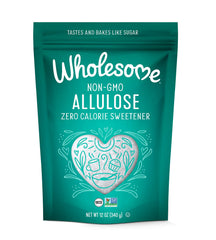 Wholesome Allulose Sweetener 12oz bottle ready for baking and beverages.
