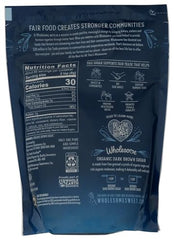 Wholesome organic cane sugar crystals highlight purity for many recipes.