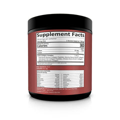 Wholesome Wellness collagen powder close-up highlighting unflavored formula for drinks