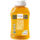 Wholesome Yum Zero Sugar Honey Substitute bottle showing real honey flavor without sugar