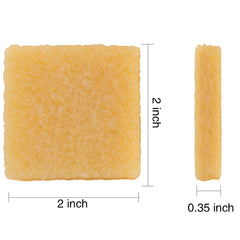WHTCHSU natural rubber eraser removing adhesive from paper surfaces