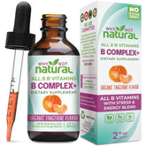 Why Not Natural Vitamin B Complex Liquid Drops bottle ready for daily energy support.