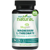 Why Not Natural Magtein bottle front showing the brain-support supplement.