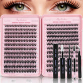 WIGICD lash clusters kit front view for easy at-home DIY lash application.