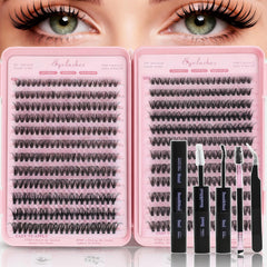 WIGICD lash clusters kit front view for easy at-home DIY lash application.