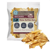 Wild Eats Water Buffalo Natural Ears for a satisfying chew and dental-friendly snack.