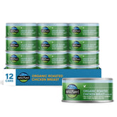Wild Planet organic roasted chicken breast can, skinless and boneless for easy meals.
