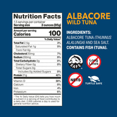 Wild Planet pull-tab tuna can simplifies quick meals on the go.