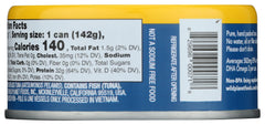 Wild Planet Skipjack Tuna No Salt Added back label highlights simple ingredients.