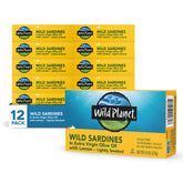 Wild Planet wild sardines in olive oil with lemon, rich texture and omega-3 potential.