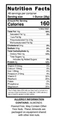 Wild Soil Terra Preta almonds on shelf highlighting premium nutrition