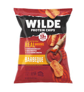 WILDE Chips Barbeque bag-front highlights keto-friendly snacking.