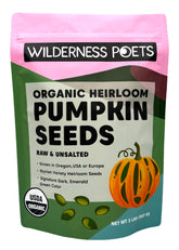 Wilderness Poets Styrian hulless pumpkin seeds bulk-pack for snacking.