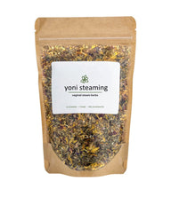 Wildflower Wellness Yoni steaming herbs pack for at-home use and gentle feminine care.