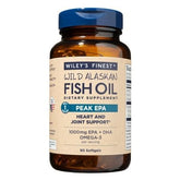 Wiley's Finest Peak EPA bottle - high-potency omega-3 for daily support.