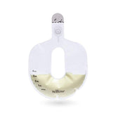 Willow 360 spill-proof bag open shows leak-resistant design for pumping.