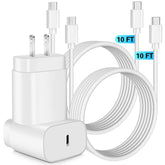WILLTOP 25W Samsung USB-C wall charger front view highlighting compact design.