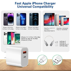 Willtop 10ft USB-C to Lightning cable extended for comfortable charging.
