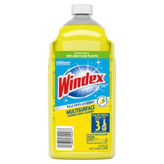 Windex Citrus Multisurface refill bottle 2L for easy refills and eco-friendly cleaning.