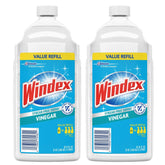 Windex Vinegar multi-surface refill bottle for streak-free glass surfaces.