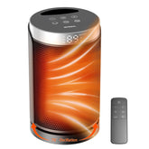 WINHL space heater compact design delivers quick warmth for desks and small rooms.