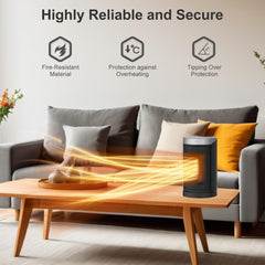 WINHL space heater remote control for easy adjustments from anywhere.