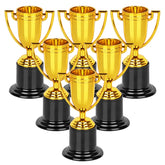 WINKIO gold mini trophy 6-pack for awards and recognition