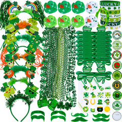 Winlyn St Patrick's Day necklace collection with shamrock charms for festive wear