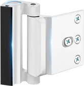 WINONLY door reinforcement lock installation on a front door showing secure setup