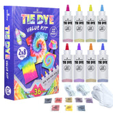 WINSONS Tie Dye Kit contents displayed for easy DIY color projects.