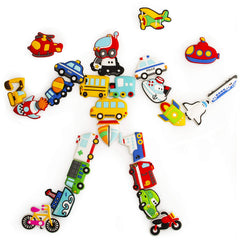 WISESTAR 26pcs boat magnets spark nautical play on the fridge surface
